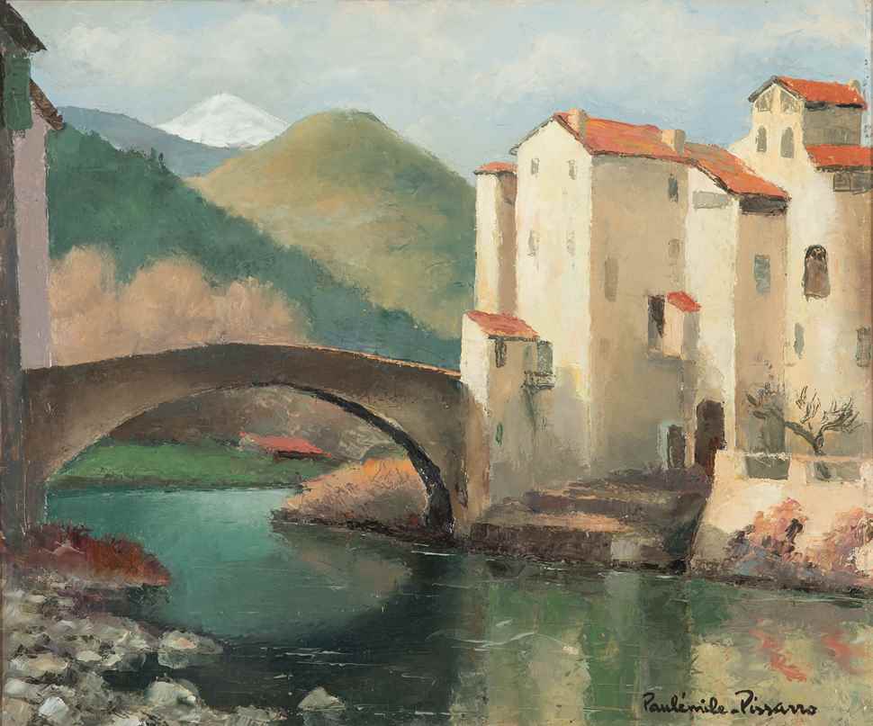 La Bevera, Sospel - Paulémile Pissarro (1884 - 1972)
